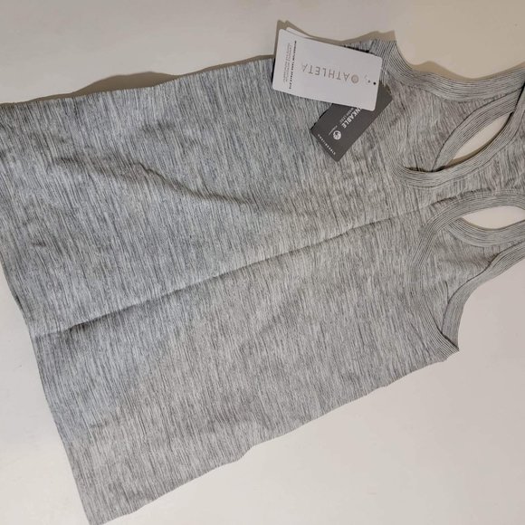 Athleta Momentum Tank Grey Space Dye S - Picture 3 of 15